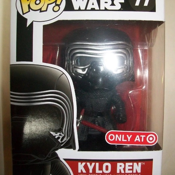 FUNKO Kylo Ren Funko Pop Target Exclusive Star Wars The Force Awakens #77